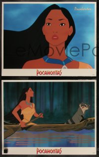 9c0001 POCAHONTAS 16 LCs 1995 Walt Disney, Native American Indians, great cartoon images!