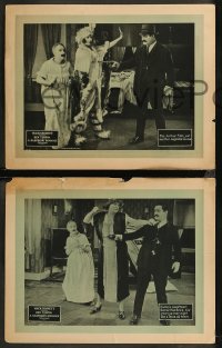 9c0302 RASPBERRY ROMANCE 3 LCs 1925 Mack Sennett, Lloyd Bacon, great images of wacky Ben Turpin!