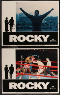 9c0140 ROCKY 8 LCs 1976 Sylvester Stallone, Talia Shire, Avildsen boxing classic, complete set!