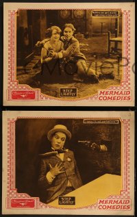 9c0247 STEP LIGHTLY 5 LCs 1925 great images of Lige Conley, Ruth Hiatt, ultra rare!