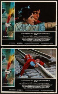 9c0199 SUPERMAN 7 LCs 1978 Christopher Reeve, Margot Kidder, Glenn Ford, Phyllis Thaxter, Cooper!
