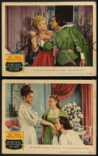 9c0311 THREE MUSKETEERS 3 LCs 1948 Lana Turner as the wicked Lady De Winter caught in her own trap!