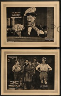 9c0315 WANDERING PAPAS 3 LCs 1926 great images of wacky Clyde Cook, directed by Stan Laurel!