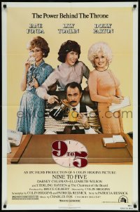 9d0444 9 TO 5 1sh 1980 Dolly Parton, Jane Fonda & Lily Tomlin w/tied up Dabney Coleman!