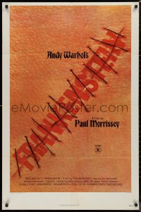9d0462 ANDY WARHOL'S FRANKENSTEIN 2D 1sh 1974 Paul Morrissey, great image of title in stitches!