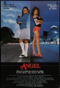 9d0463 ANGEL 1sh 1983 high school honor student by day, Hollywood hooker at night!