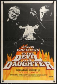 9d0230 TO THE DEVIL A DAUGHTER Aust 1sh 1976 Widmark, Christopher Lee, Nastassja Kinski!