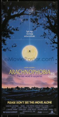 9d0243 ARACHNOPHOBIA Aust daybill 1990 Jeff Daniels, John Goodman, spider art by John Alvin!