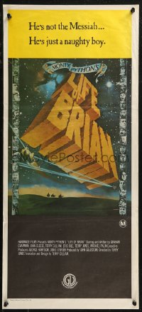 9d0338 LIFE OF BRIAN Aust daybill 1979 Monty Python, Graham Chapman in the title role!