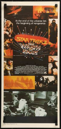 9d0391 STAR TREK II Aust daybill 1982 The Wrath of Khan, Leonard Nimoy, William Shatner