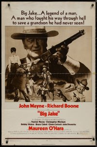9d0493 BIG JAKE style B 1sh 1971 John Wayne fought through hell to save a grandson he had never seen!