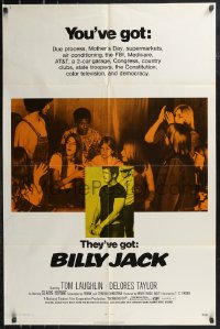 9d0497 BILLY JACK 1sh 1971 Tom Laughlin, Delores Taylor, most unusual boxoffice success ever!