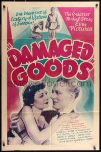 9d0573 DAMAGED GOODS 1sh 1937 one moment of ecstasy - a lifetime of sorrow because of VD!