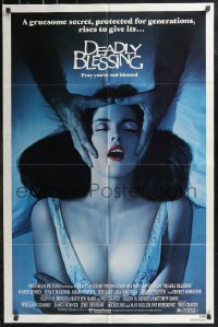 9d0581 DEADLY BLESSING 1sh 1981 Wes Craven, a gruesome secret protected for generations rises!