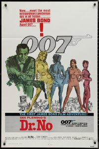 9d0609 DR. NO 1sh R1980 Sean Connery, the most extraordinary gentleman spy James Bond 007!