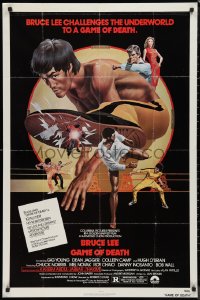 9d0670 GAME OF DEATH 1sh 1979 Bruce Lee challenges the underworld, Bob Gleason kung fu art!