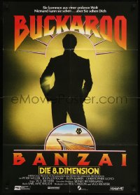 9d0151 ADVENTURES OF BUCKAROO BANZAI German 1984 Peter Weller science fiction thriller, different!