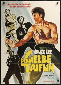9d0161 DER GELBE TAIFUN German 1976 completely different kung fu action art of Bruce Lee as Kato!