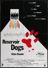 9d0192 RESERVOIR DOGS German 1992 Quentin Tarantino, Cannes Film Festival release, very different!