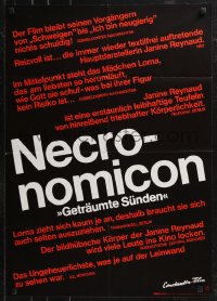9d0199 SUCCUBUS German 1969 Necronomicon - Getraumte Sunden, Jesus Franco, sexy Janine Reynaud