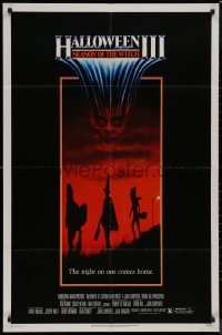 9d0687 HALLOWEEN III 1sh 1982 Season of the Witch, horror sequel, the night no one comes home!