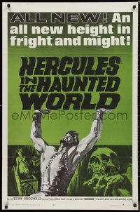 9d0701 HERCULES IN THE HAUNTED WORLD 1sh 1964 Mario Bava, an all new height in fright & might!