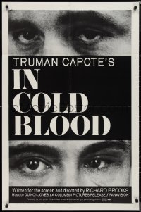 9d0735 IN COLD BLOOD 1sh 1968 Richard Brooks directed, Robert Blake, Scott Wilson, Truman Capote!