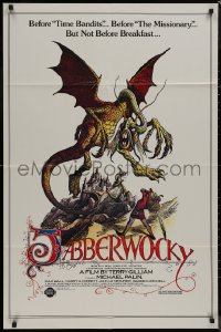 9d0737 JABBERWOCKY 1sh R1982 Terry Gilliam, Monty Python, great fantasy monster art!