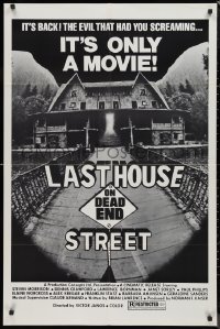 9d0751 LAST HOUSE ON DEAD END STREET 1sh 1977 evil that had you screaming is back, it's only a movie