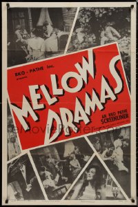 9d0782 MELLOW DRAMAS 1sh 1949 cool compilation of many different comedy shorts!