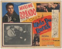 9d0017 ON THE WATERFRONT Mexican LC 1954 directed by Elia Kazan, Marlon Brando and Rod Steiger!