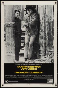 9d0785 MIDNIGHT COWBOY 1sh 1969 Dustin Hoffman, Jon Voight, John Schlesinger classic, X-rated!