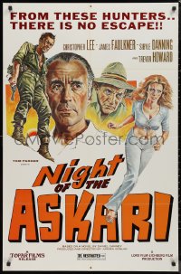 9d0807 NIGHT OF THE ASKARI 1sh 1978 Albino, Christopher Lee, there is no escape from them!