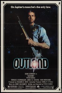 9d0824 OUTLAND 1sh 1981 Sean Connery is the only law on Jupiter's moon!