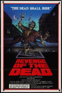 9d0859 REVENGE OF THE DEAD 1sh 1985 Pupi Avati's Zeder, cool zombie artwork, the dead shall rise!