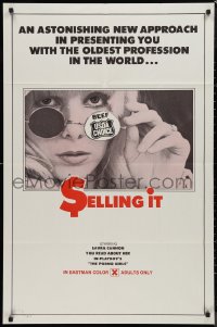 9d0882 SELLING IT 1sh 1972 art of sexy woman behind bars, Prostitution Around the World!