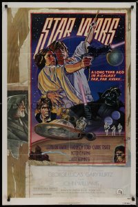 9d0902 STAR WARS style D NSS style 1sh 1978 George Lucas, circus poster art by Struzan & White!