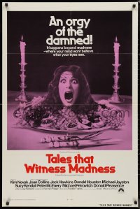 9d0913 TALES THAT WITNESS MADNESS int'l 1sh 1973 wacky screaming head on food platter horror image!