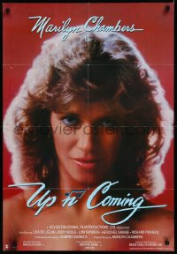 9d0956 UP 'N' COMING video/theatrical 24x35 1sh 1983 super close-up of sexy Marilyn Chambers!