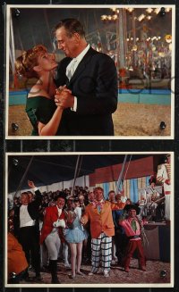 9d0046 CIRCUS WORLD 11 French LCs 1965 great images of Claudia Cardinale, John Wayne, Rita Hayworth!
