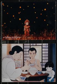 9d0087 GRAVE OF THE FIREFLIES 5 French LCs 1996 Hotaru no haka, young brother & sister anime!