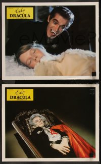 9d0049 LADY DRACULA 11 French LCs 1979 Stephen Boyd as the Count with sexy Evelyne Kraft!