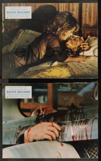 9d0088 MACABRE 5 French LCs 1981 Lamberto Bava, very different gory and creepy images!