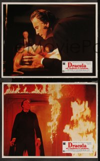 9d0035 SATANIC RITES OF DRACULA 16 French LCs 1974 Christopher Lee as the vampire, Cushing, Hammer!