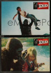 9d0115 SCHLOCK 9 German LCs 1982 John Landis horror comedy, wacky ape man, different images!