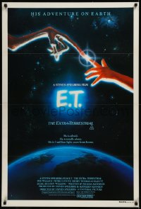 9f0250 E.T. THE EXTRA TERRESTRIAL Aust 1sh 1982 Steven Spielberg classic, John Alvin art!