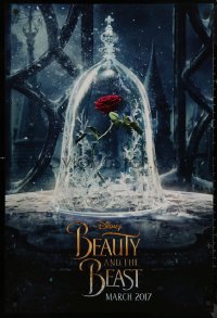 9f0728 BEAUTY & THE BEAST teaser DS 1sh 2017 Walt Disney, great image of The Enchanted Rose!