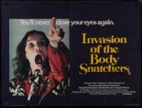 9f0485 INVASION OF THE BODY SNATCHERS British quad 1979 cool different image from the movie climax!