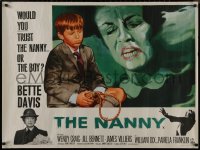 9f0492 NANNY British quad 1965 Tom William Chantrell art of Bette Davis, Hammer horror, different!