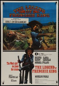 9f0289 LEGEND OF FRENCHIE KING Canadian 1sh 1973 sexiest Claudia Cardinale punching Brigitte Bardot